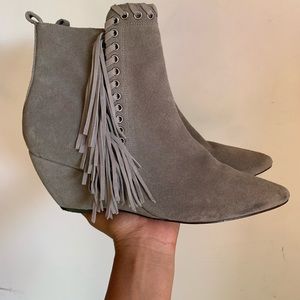 Matisse Tassel Wedge Booties